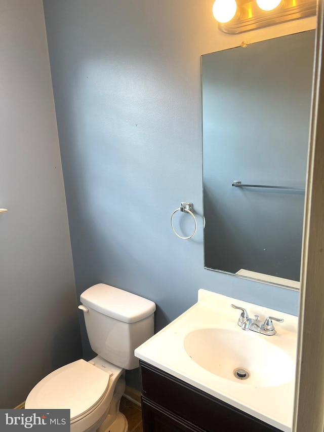 2177 Fawn Ct, Waldorf, MD 20602 - half bathroom featuring toilet and vanity
