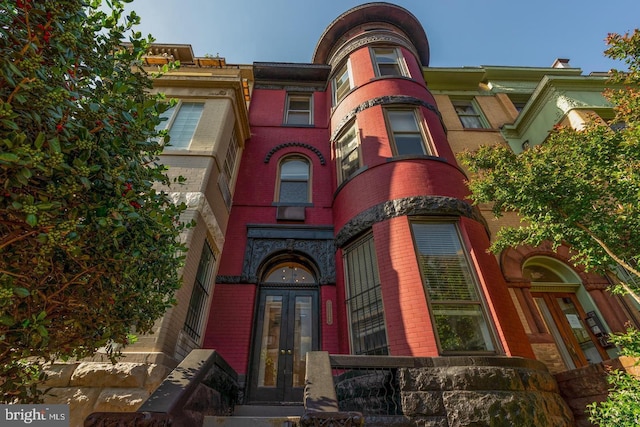 2117 N St NW Unit 2, Washington, DC 20037 - view of front of home with brick siding and french doors