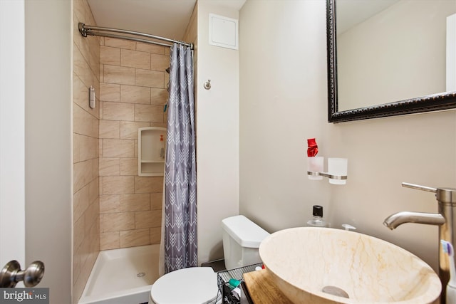 2117 N St NW Unit 2, Washington, DC 20037 - bathroom with toilet and a stall shower