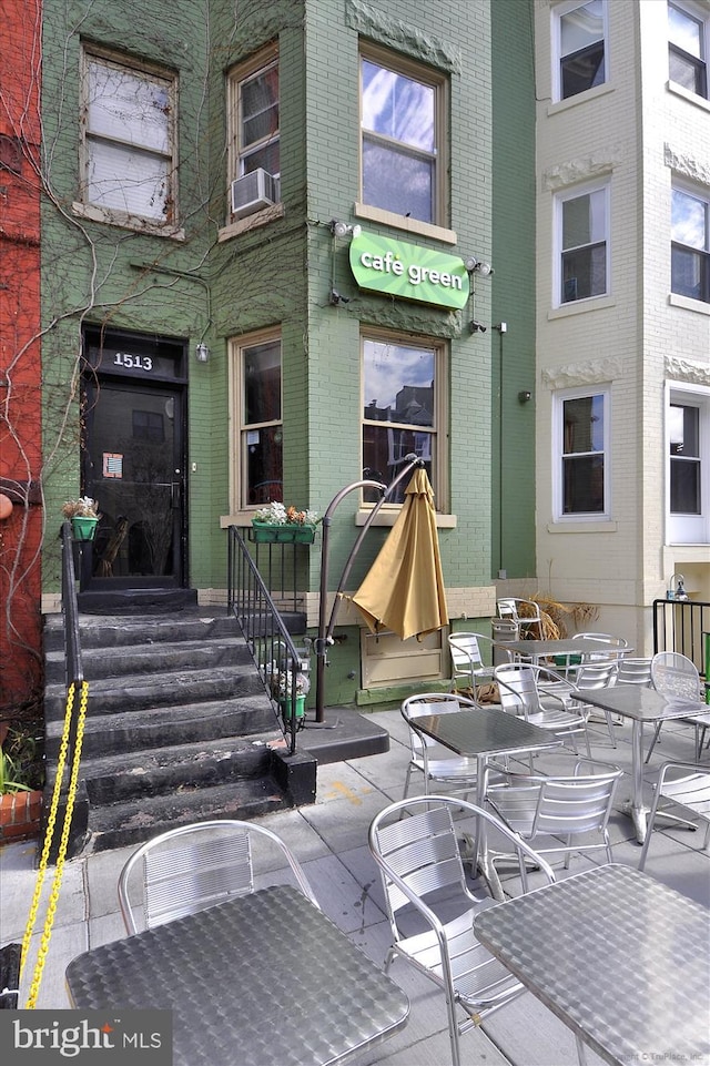 2117 N St NW Unit 2, Washington, DC 20037 - view of building exterior with entry steps and cooling unit