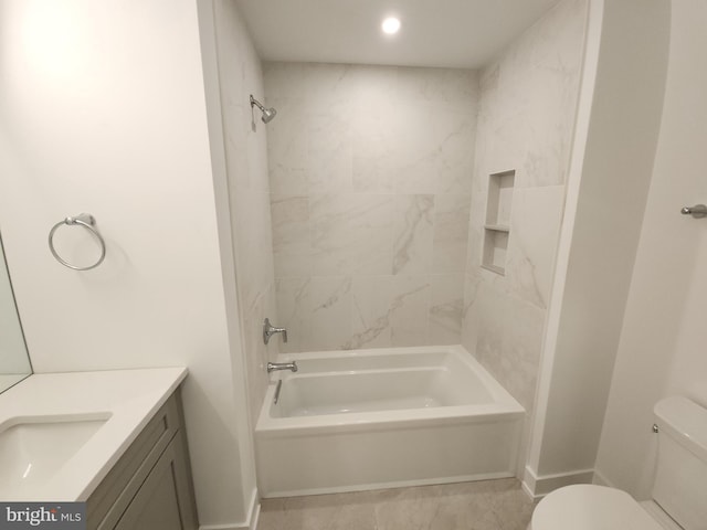 8610 Evergreen Pl Unit 100, Philadelphia, PA 19118 - bathroom with vanity and shower / washtub combination
