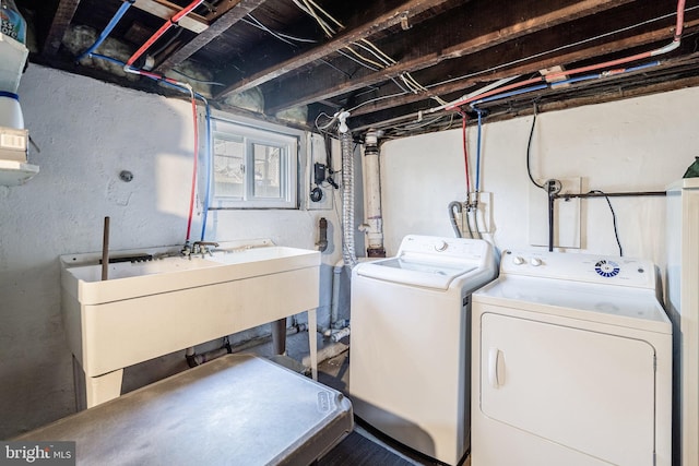 53 Ackerman Ave, Saddle Brook, NJ 07663 - washroom with separate washer and dryer