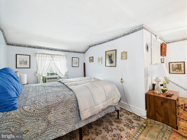 12194 Knife Box Rd, Greensboro, MD 21639 - bedroom featuring cooling unit and wood finished floors