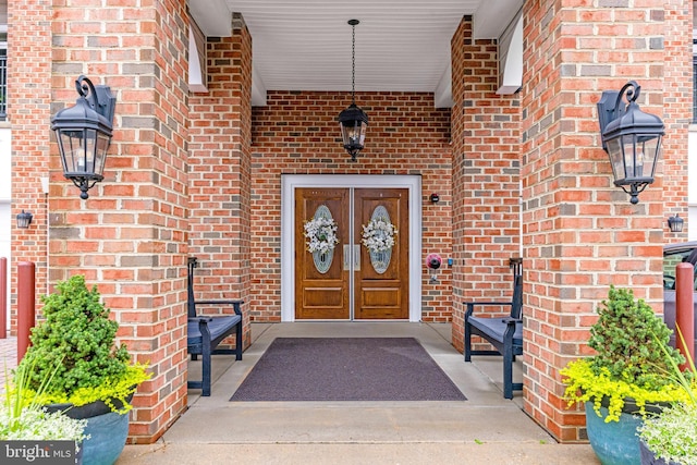 7315 Brookview Rd Unit 306, Elkridge, MD 21075 - doorway to property featuring brick siding