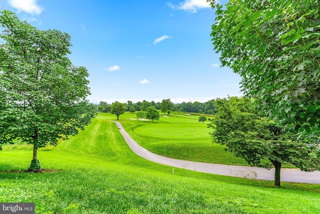 7315 Brookview Rd Unit 306, Elkridge, MD 21075 - surrounding community with view of golf course, a lawn, and view of wooded area