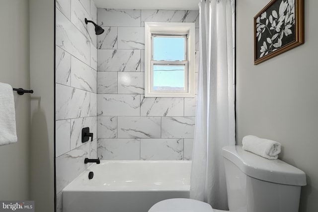 3027 Seamon Ave, Baltimore, MD 21225 - bathroom featuring shower / bathtub combination with curtain