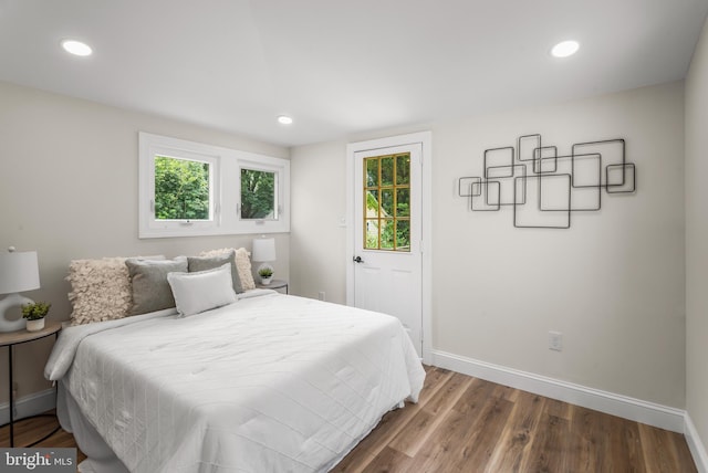33 Main St, Pilesgrove, NJ 08098 - bedroom featuring multiple windows, wood finished floors, and recessed lighting