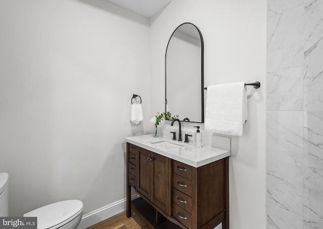33 Main St, Pilesgrove, NJ 08098 - bathroom with vanity and wood finished floors