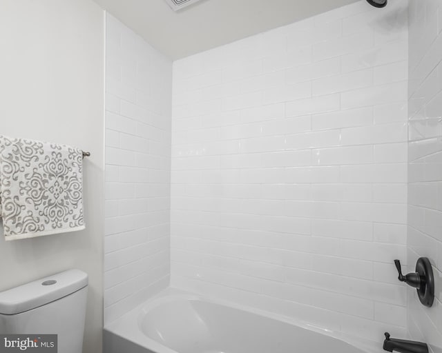33 Main St, Pilesgrove, NJ 08098 - bathroom featuring toilet and shower / bath combination