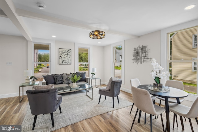 33 Main St, Pilesgrove, NJ 08098 - living area with wood finished floors and recessed lighting