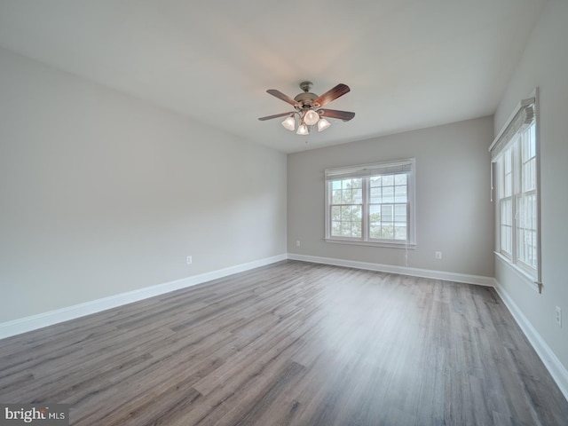 8429 Link Hills Loop, Gainesville, VA 20155 - unfurnished room with wood finished floors and a ceiling fan
