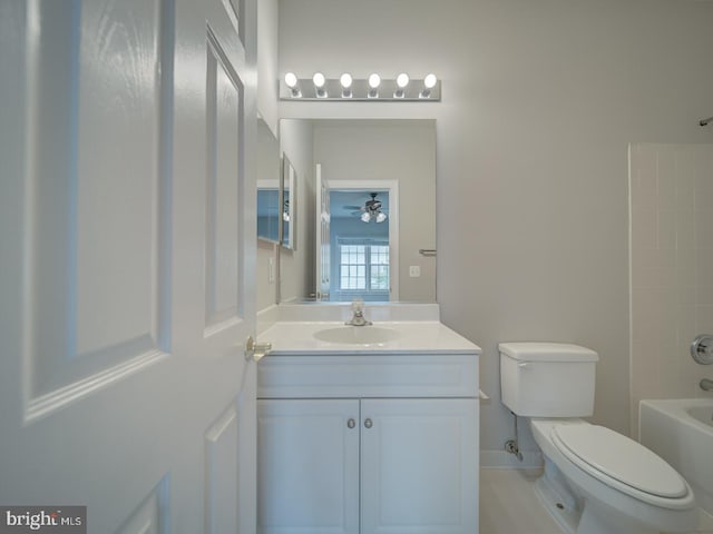 8429 Link Hills Loop, Gainesville, VA 20155 - full bath featuring vanity, tile patterned flooring, and bathing tub / shower combination