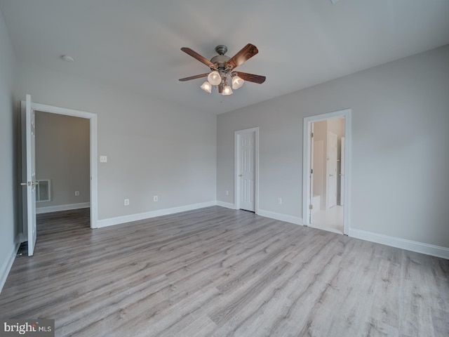 8429 Link Hills Loop, Gainesville, VA 20155 - unfurnished bedroom with wood finished floors and ceiling fan