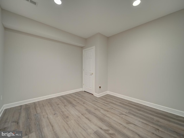 8429 Link Hills Loop, Gainesville, VA 20155 - spare room with wood finished floors and recessed lighting