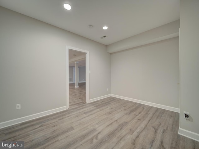 8429 Link Hills Loop, Gainesville, VA 20155 - empty room featuring wood finished floors and recessed lighting