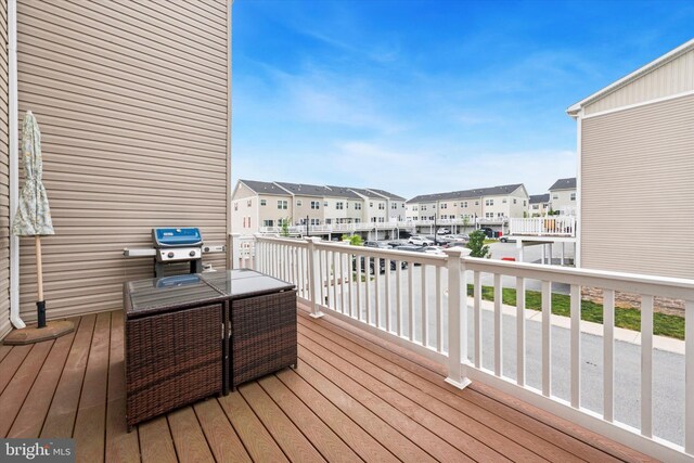 515 Quarry Point Rd, Malvern, PA 19355 - deck featuring a residential view and grilling area
