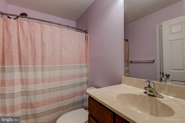2018 Silver Bell Ct, Culpeper, VA 22701 - bathroom featuring vanity and a shower with shower curtain