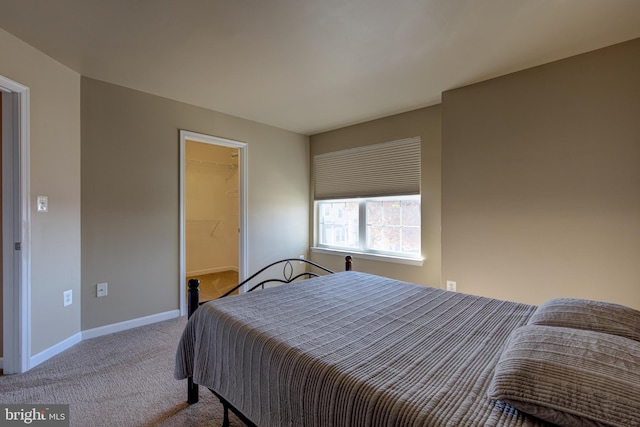 2018 Silver Bell Ct, Culpeper, VA 22701 - bedroom featuring carpet, a walk in closet, and a closet