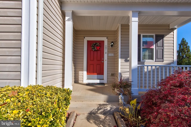 2018 Silver Bell Ct, Culpeper, VA 22701 - entrance to property featuring a porch