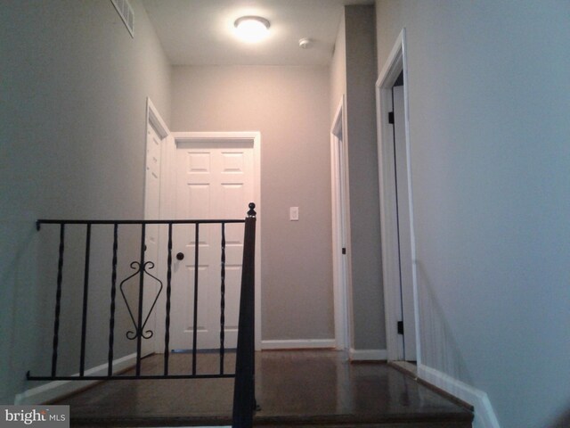 1209 Idylwood Rd, Pikesville, MD 21208 - stairway featuring baseboards