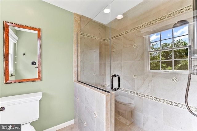 14 Pond View Ln, Malvern, PA 19355 - full bathroom featuring toilet and a stall shower