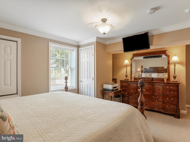 22124 Whitestone Ct, Smithsburg, MD 21783 - carpeted bedroom with ornamental molding