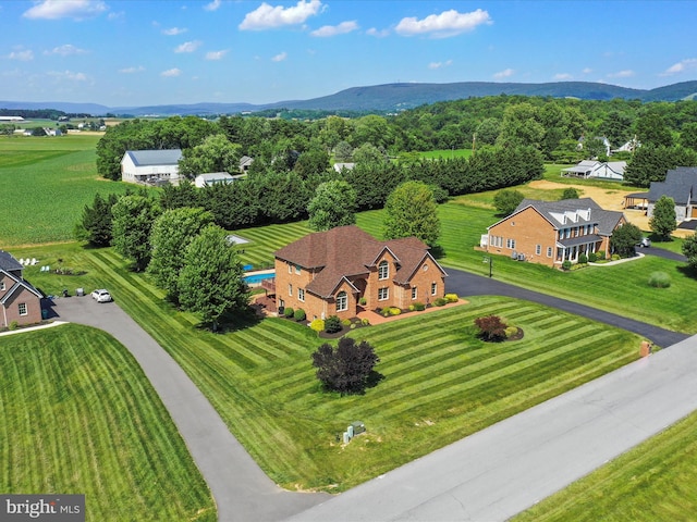 22124 Whitestone Ct, Smithsburg, MD 21783 - view from above of property featuring a mountain backdrop