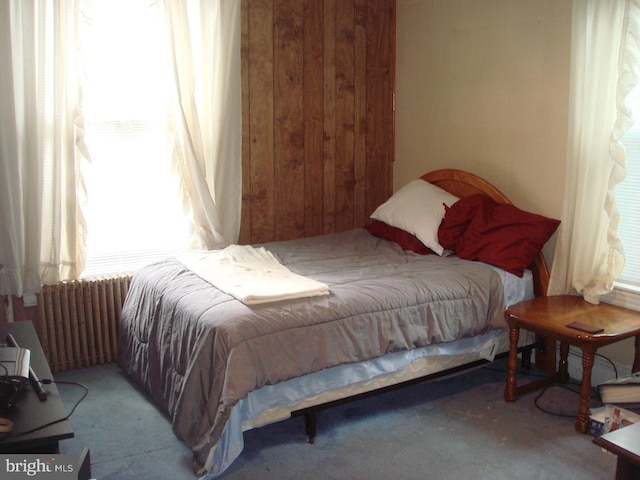 2210 S Olden Ave, Hamilton, NJ 08610 - bedroom featuring radiator and carpet flooring