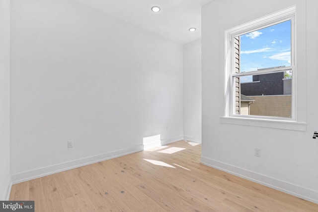 1338 N Franklin St, Philadelphia, PA 19122 - unfurnished room with wood finished floors and recessed lighting