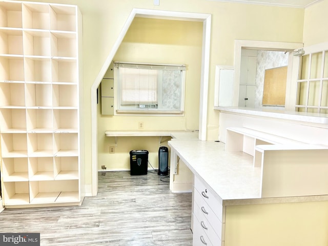 5904 Harford Rd, Baltimore, MD 21214 - unfurnished office with wood finished floors