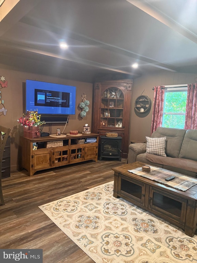 352 Almond Rd, Pittsgrove, NJ 08318 - living room featuring dark wood finished floors