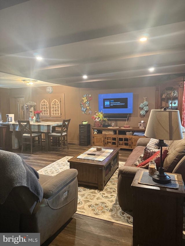 352 Almond Rd, Pittsgrove, NJ 08318 - living room with wood finished floors