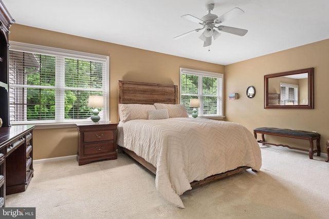 16 Fox Hollow Dr, Lancaster, PA 17602 - bedroom featuring light colored carpet and a ceiling fan