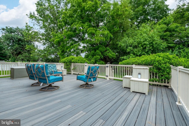 16 Fox Hollow Dr, Lancaster, PA 17602 - wooden deck featuring view of wooded area