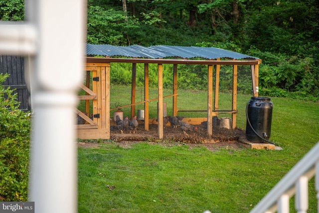 1801 Stringtown Rd, Sparks Glencoe, MD 21152 - view of grassy yard with exterior structure and an outbuilding