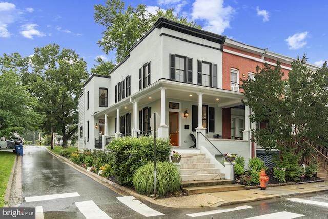 4300 Evans Chapel Rd, Baltimore, MD 21211 - view of property featuring a porch