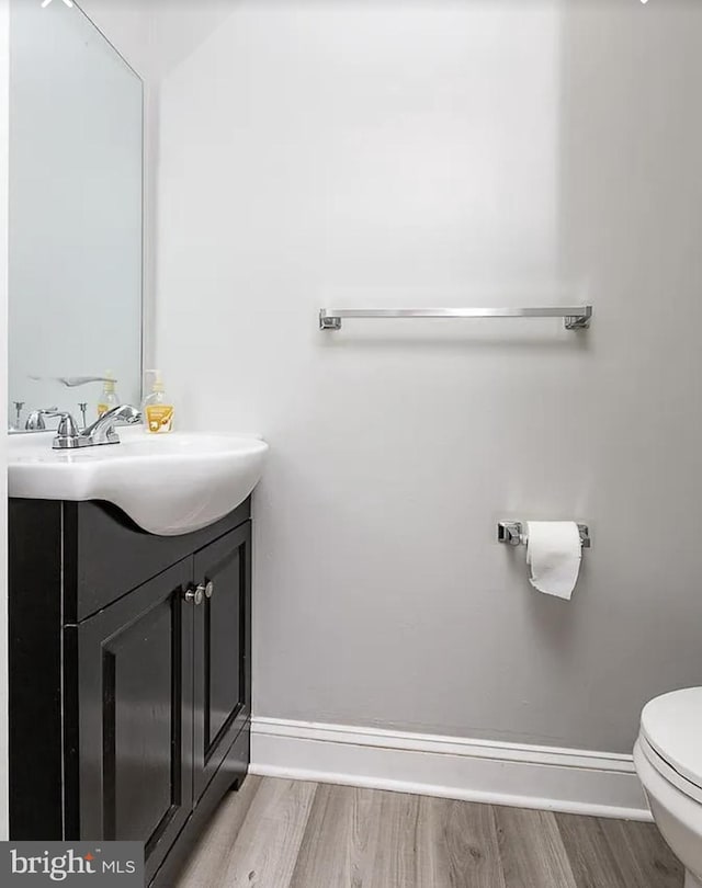 332 E Conestoga Rd, Wayne, PA 19087 - bathroom featuring vanity and wood finished floors