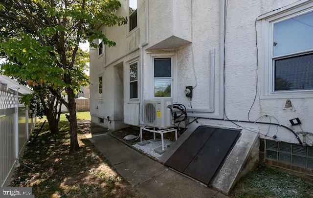 332 E Conestoga Rd, Wayne, PA 19087 - property entrance with stucco siding