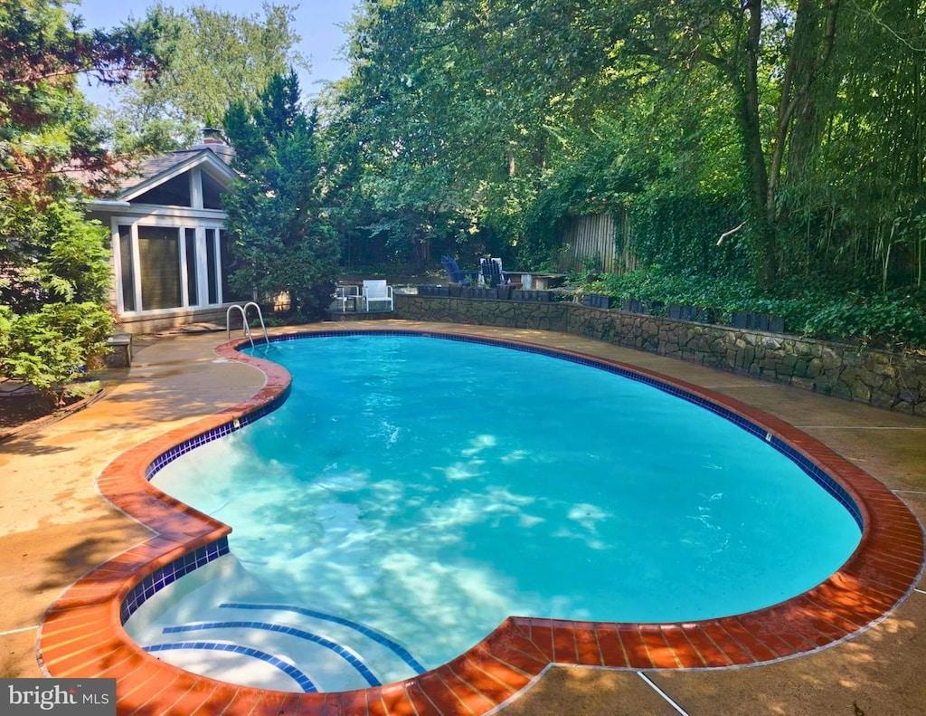 1725 Birch Rd, Mclean, VA 22101 - view of swimming pool with a patio area