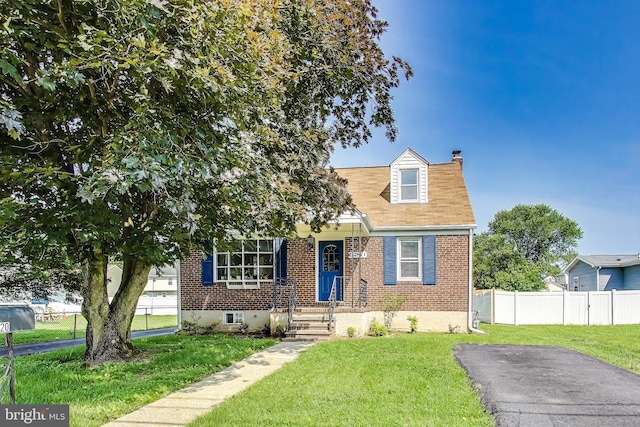 3520 Meadowside Rd, Gwynn Oak, MD 21207 - view of front of house with brick siding and a chimney
