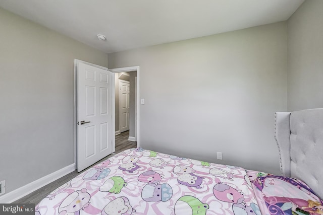 3520 Meadowside Rd, Gwynn Oak, MD 21207 - bedroom with wood finished floors and baseboards