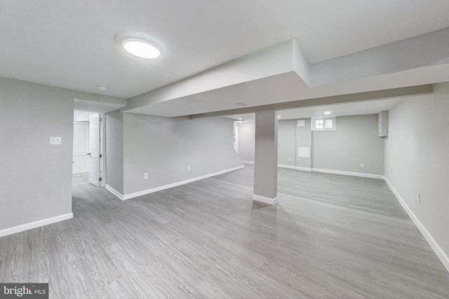 3520 Meadowside Rd, Gwynn Oak, MD 21207 - below grade area with wood finished floors