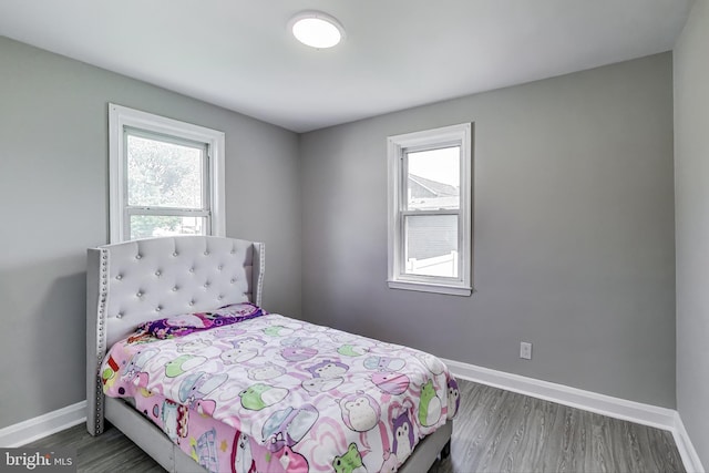 3520 Meadowside Rd, Gwynn Oak, MD 21207 - bedroom featuring baseboards and wood finished floors
