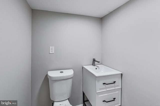 3520 Meadowside Rd, Gwynn Oak, MD 21207 - half bath featuring toilet and vanity