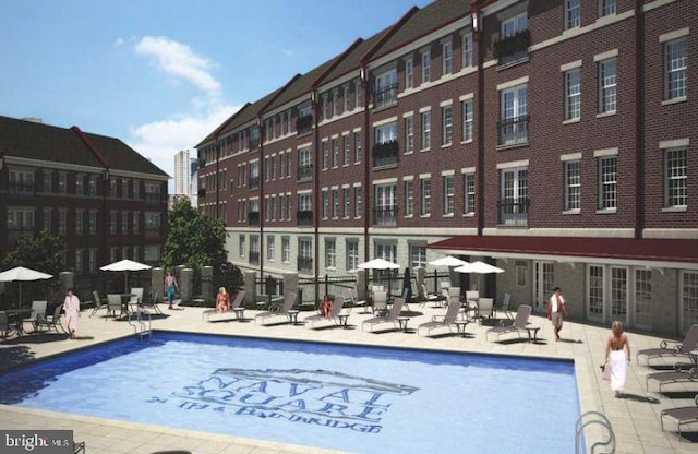 406 Regatta Dr, Philadelphia, PA 19146 - community pool featuring a patio area