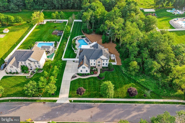 22 Tara Dr, Sewell, NJ 08080 - bird's eye view of a pool area