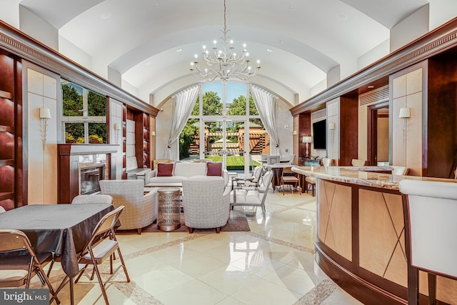 12500 Park Potomac Ave Unit 409, Potomac, MD 20854 - lobby with vaulted ceiling