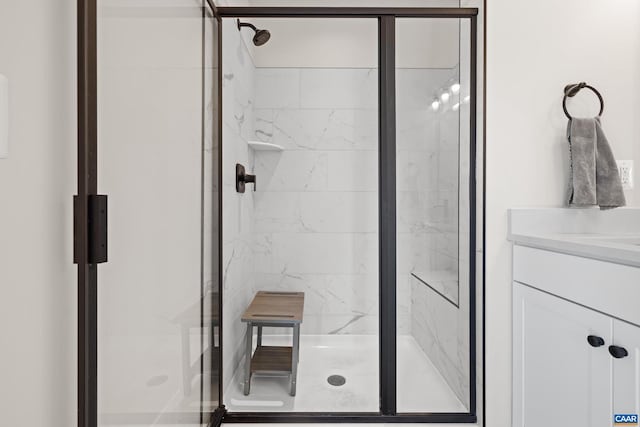 3028 Horizon Rd, Charlottesville, VA 22902 - bathroom featuring a shower stall and vanity