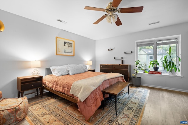 295 Homestead Ln, Charlottesville, VA 22902 - bedroom with hardwood / wood-style floors and ceiling fan