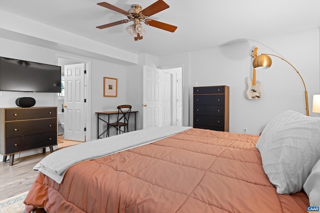 295 Homestead Ln, Charlottesville, VA 22902 - bedroom featuring wood finished floors and ceiling fan